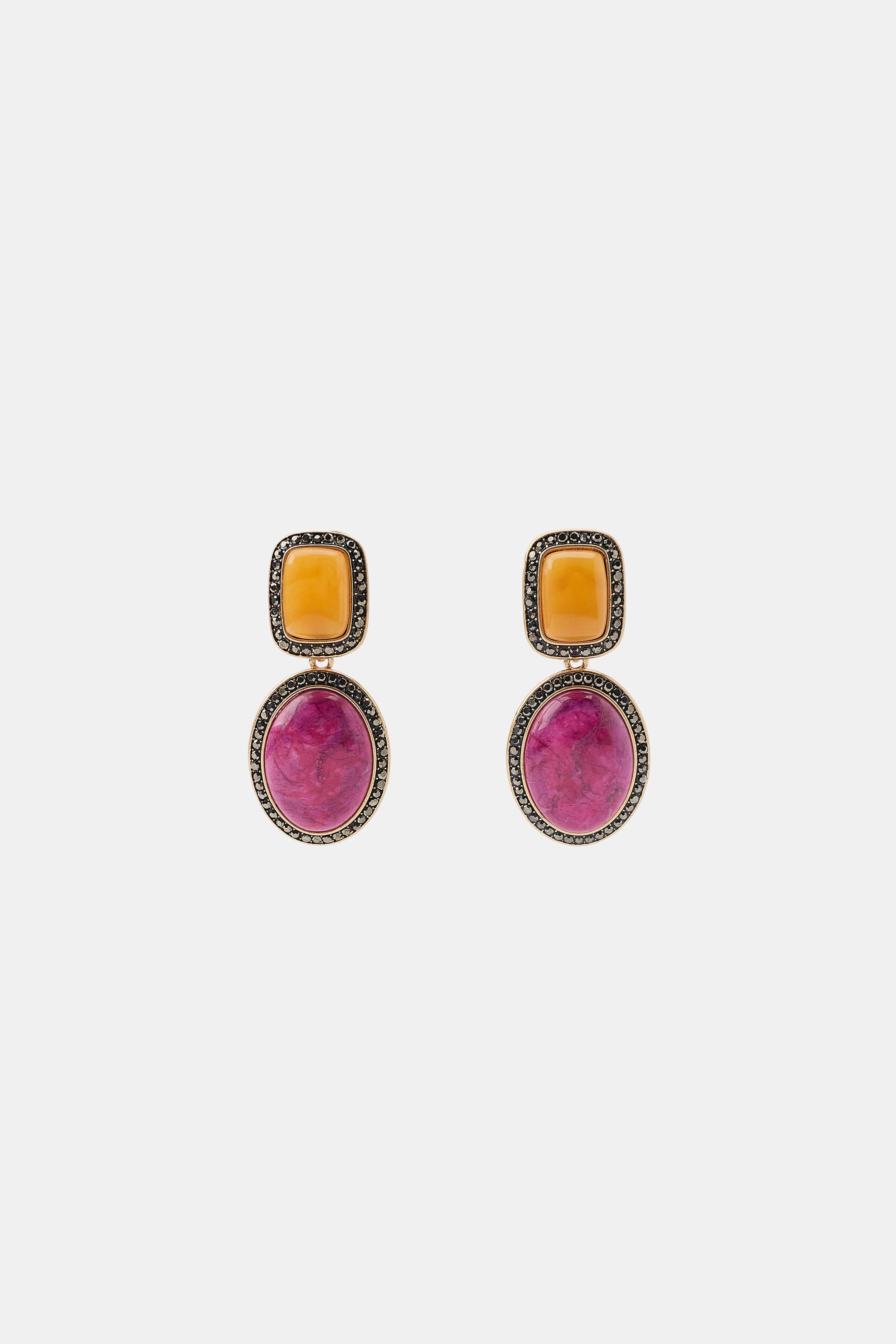 SPARKLY STONE EARRINGS